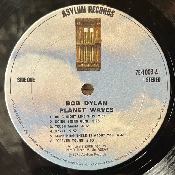 Bob Dylan - “Planet Waves” Vinyl LP - Picture 4 of 5